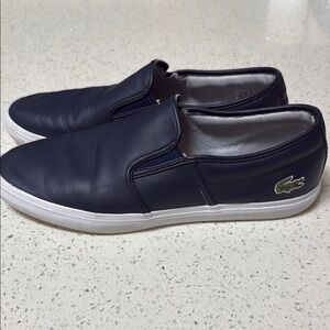 Lacoste Blue Loafers Slip-On Casual Design
